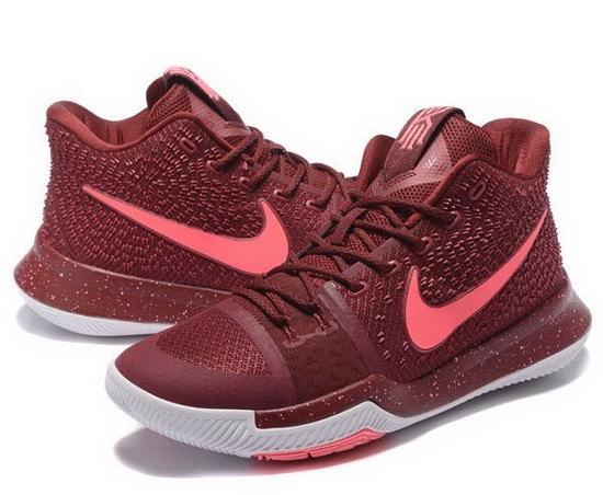 Womens Nike Kyrie 3 Wine Pink Coupon